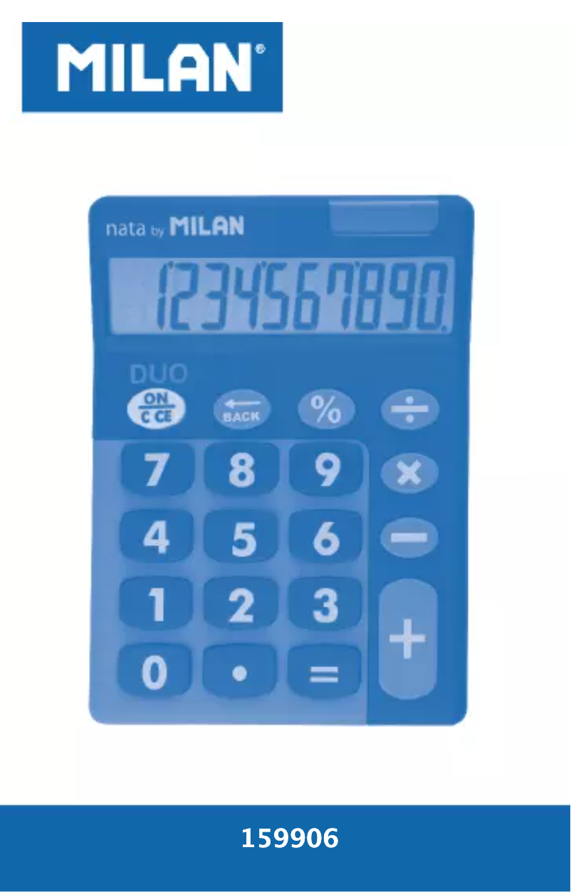 Page 1 de la notice Manuel utilisateur Milan 150610TDBBL