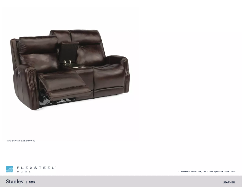 Page n°1 - Manuel utilisateur Flexsteel Stanley 1897-64PH