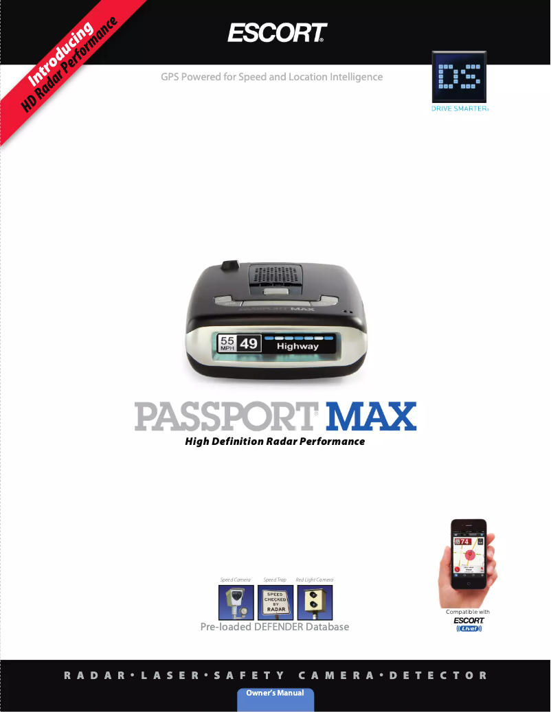 Image de la première page du manuel de l'appareil PASSPORT Max
