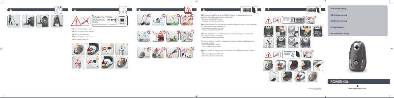 Page 1 de la notice Manuel utilisateur OBH Nordica Power XXL Animal VO3142NA