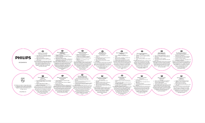 Page 1 de la notice Mode d'emploi Philips SVC2543W