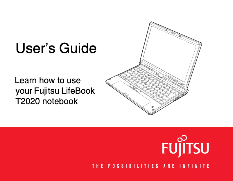 Page n°1 - Manuel utilisateur Fujitsu LifeBook T2020