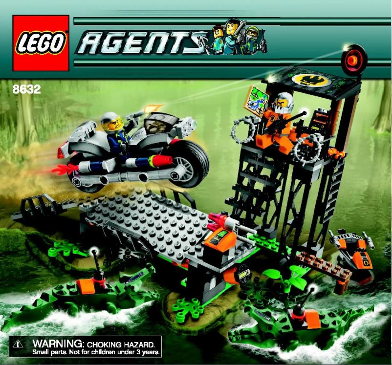 Page 1 de la notice Manuel utilisateur Lego Agents 8632