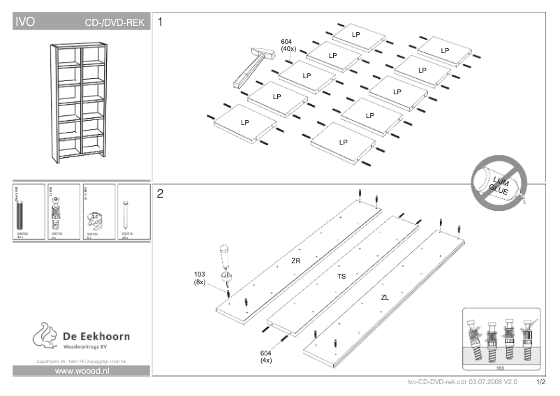 Page n°1 - Manuel utilisateur WOOOD Ivo