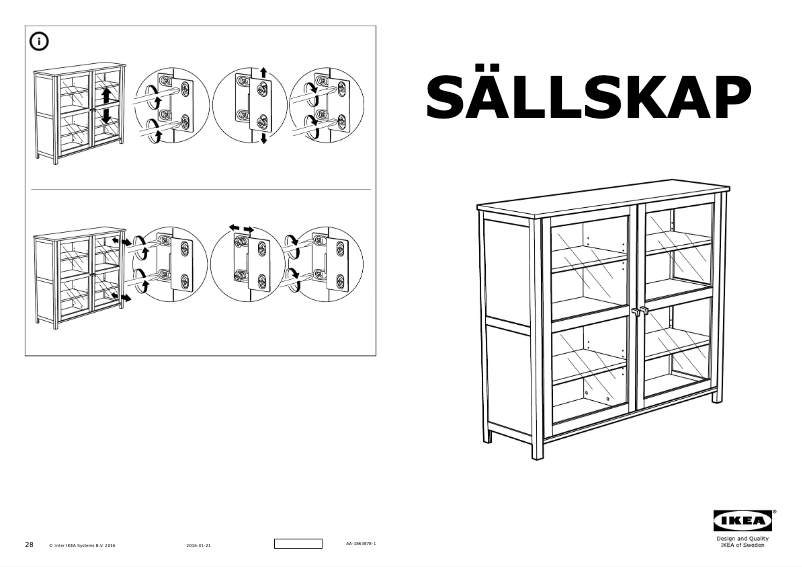 Imagen de la primera página del manual del dispositivo SALLSKAP