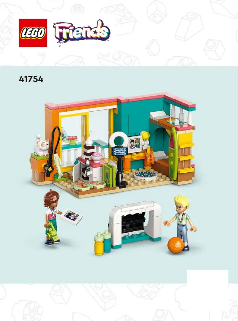 Page 1 de la notice Manuel utilisateur Lego Friends 41754