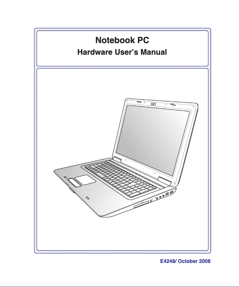 Page 1 de la notice Manuel utilisateur Asus F70SL G4248