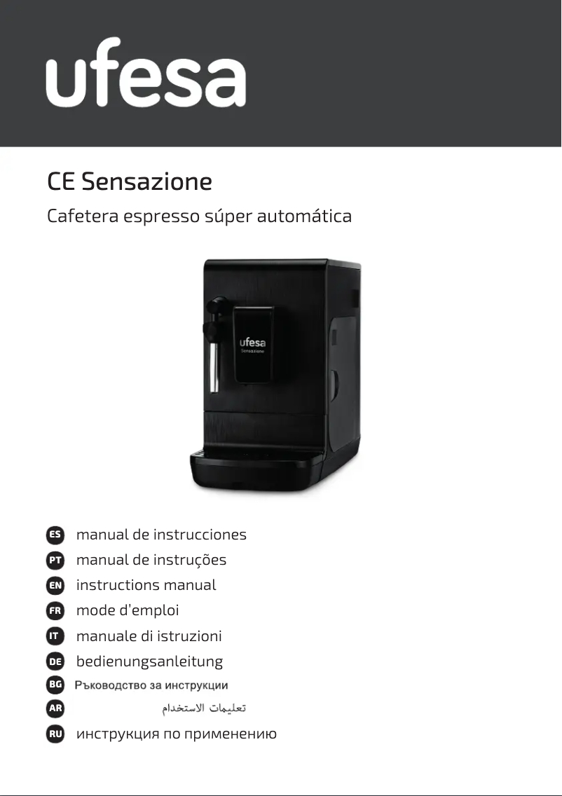 Image de la première page du manuel de l'appareil Sensazione