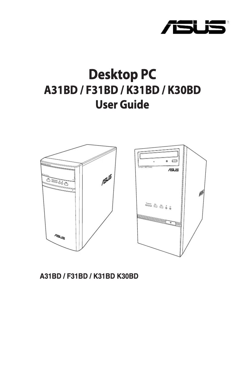 Page n°1 - Manuel utilisateur Asus K30BD