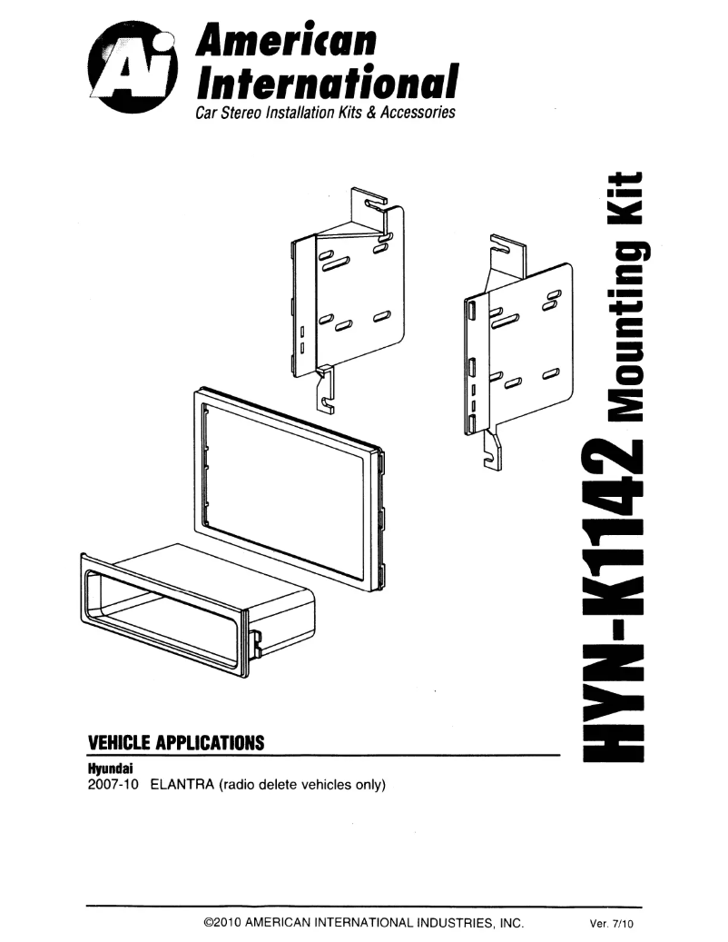 Page 1 de la notice Manuel utilisateur American International HYNK1142