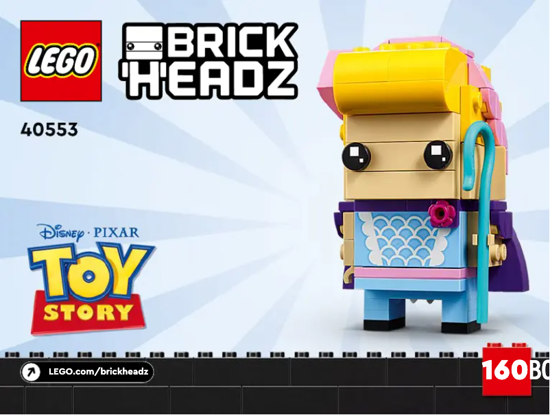 Page 1 de la notice Manuel utilisateur Lego Brickheadz 40553