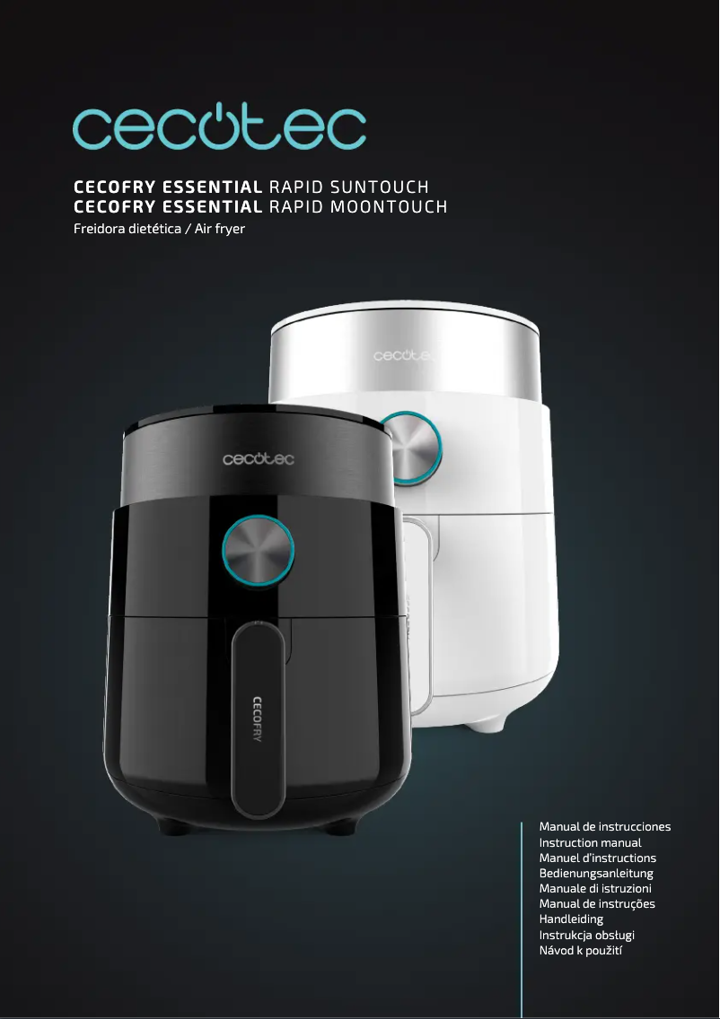 Image de la première page du manuel de l'appareil Cecofry Essential Rapid
