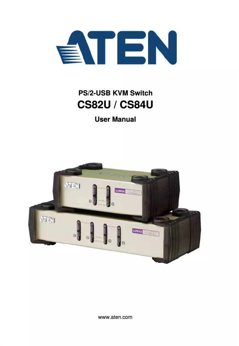 Page n°1 - Manuel utilisateur ATen CS84U