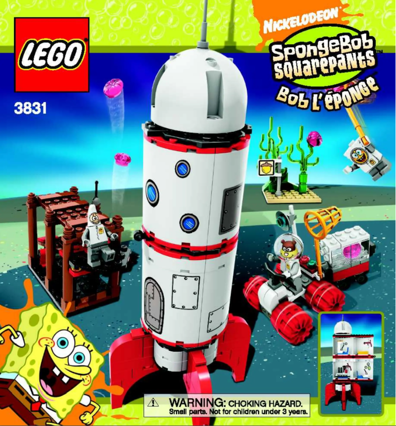 Page n°1 - Manuel utilisateur Lego Spongebob 3831