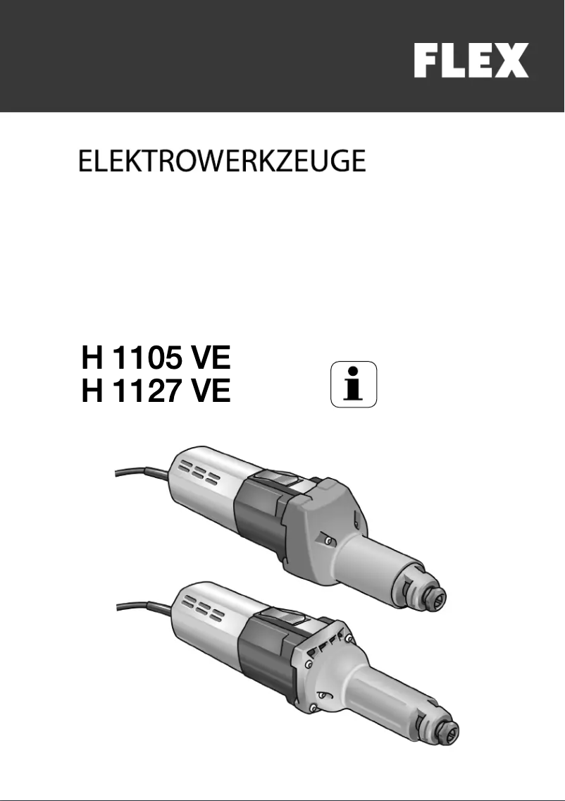 Page 1 de la notice Manuel utilisateur Flex H 1127 VE