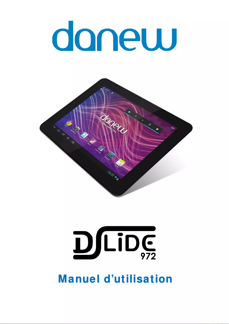 Page 1 de la notice Manuel utilisateur Danew Dslide 972