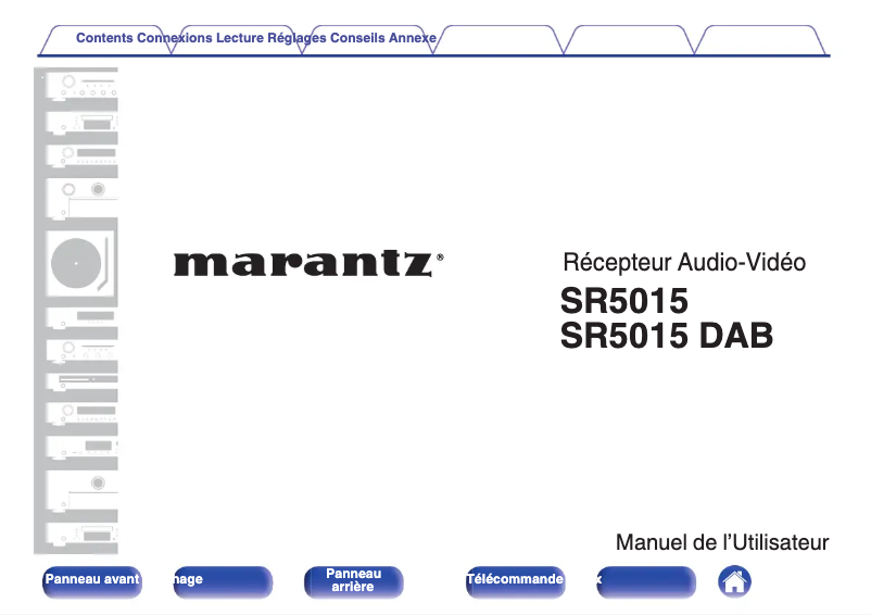 Page n°1 - Manuel utilisateur Marantz SR5015