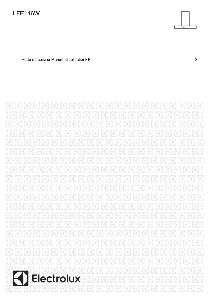 Page 1 de la notice Manuel utilisateur Electrolux LFE116W