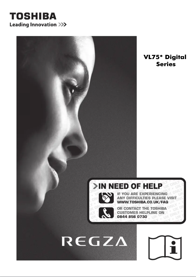 Page 1 de la notice Manuel utilisateur Toshiba 40VL758B
