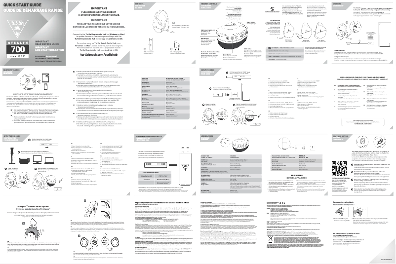 Imagen de la primera página del manual del dispositivo Stealth 700 Gen 2 MAX