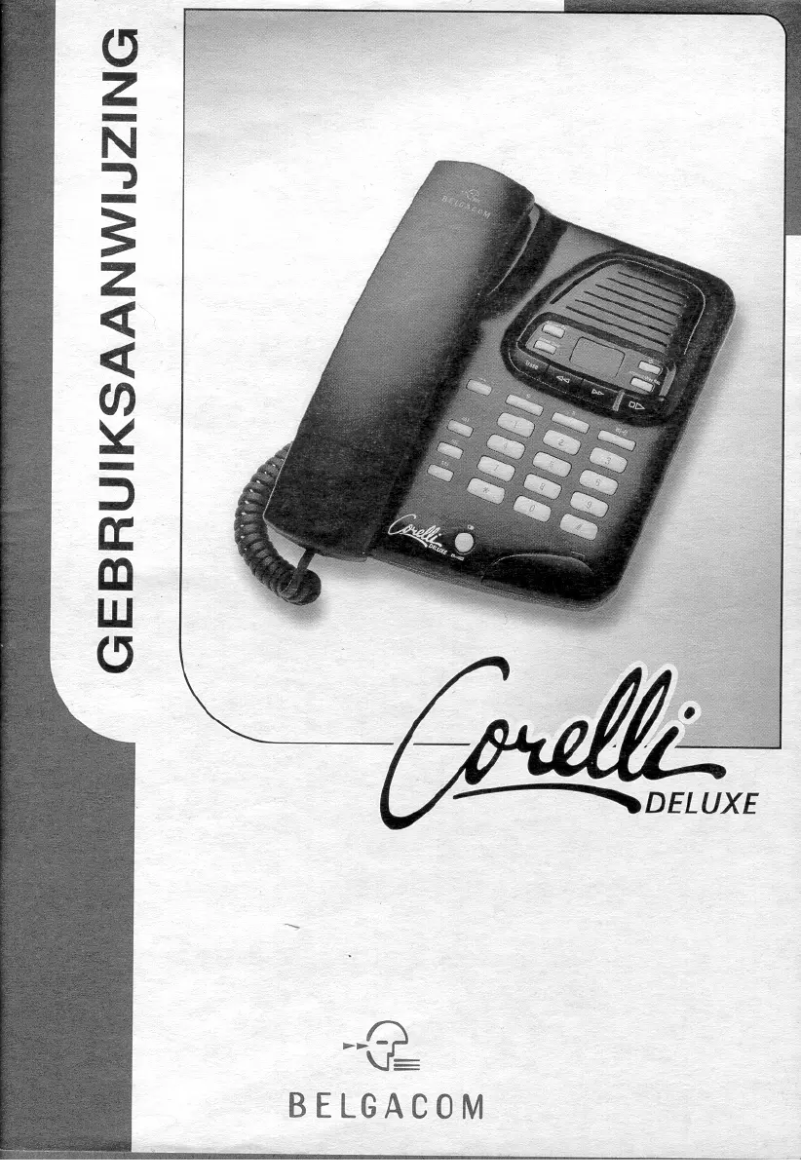 Image de la première page du manuel de l'appareil Corelli Deluxe