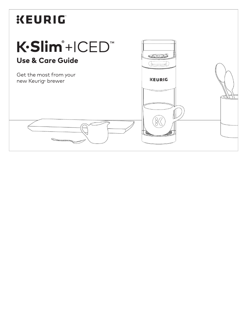 Page 1 de la notice Manuel utilisateur Keurig K-Slim + ICED