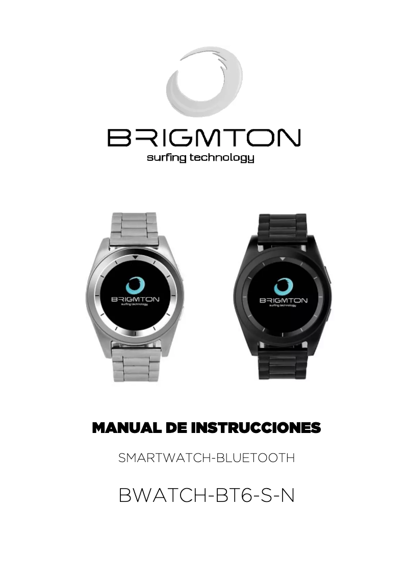 Página 1 del manual Manual de usuario Brigmton BWATCH-BT6-N