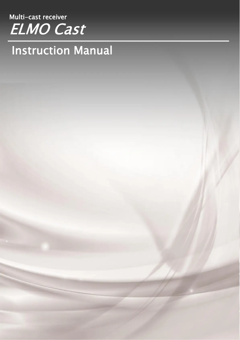 Imagen de la primera página del manual del dispositivo Cast