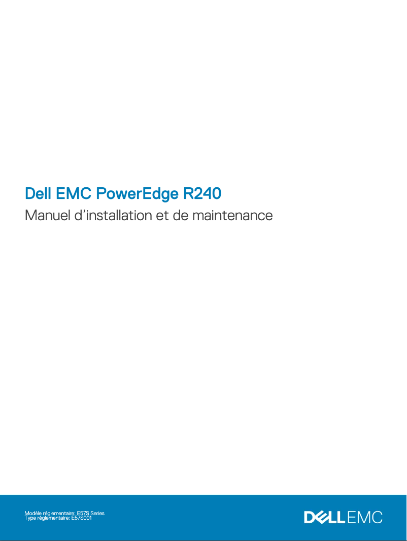 Image de la première page du manuel de l'appareil PowerEdge R240