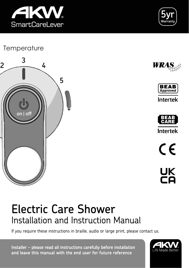 Página 1 del manual Manual de usuario AKW SmartCare 29091WH