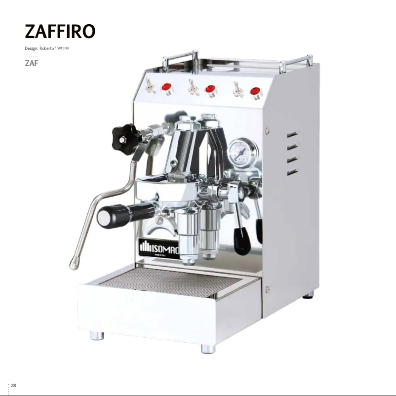 Page n°1 - Manuel utilisateur Isomac Zaffiro