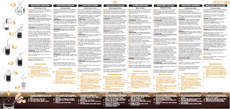 Page n°1 - Manuel utilisateur Bodum Columbia 1303