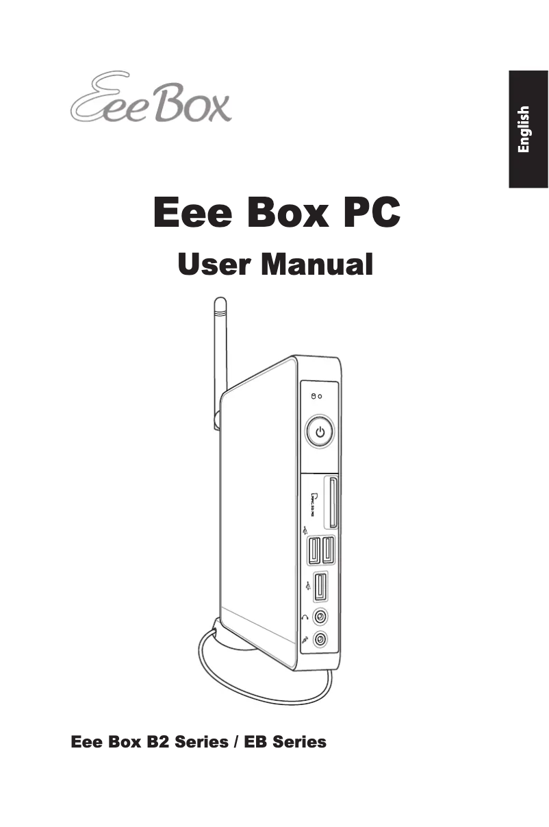 Image de la première page du manuel de l'appareil EeeBox EB1012