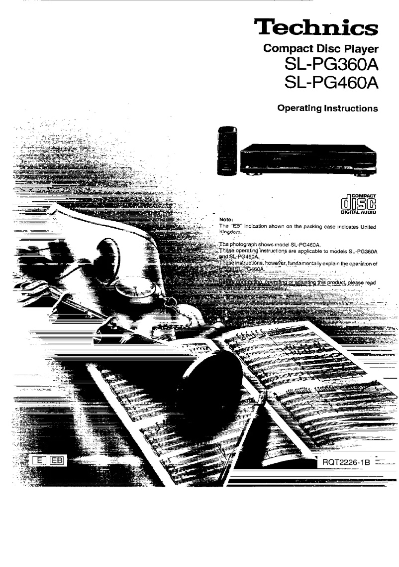 Página 1 del manual Manual de usuario Panasonic SL-PG360