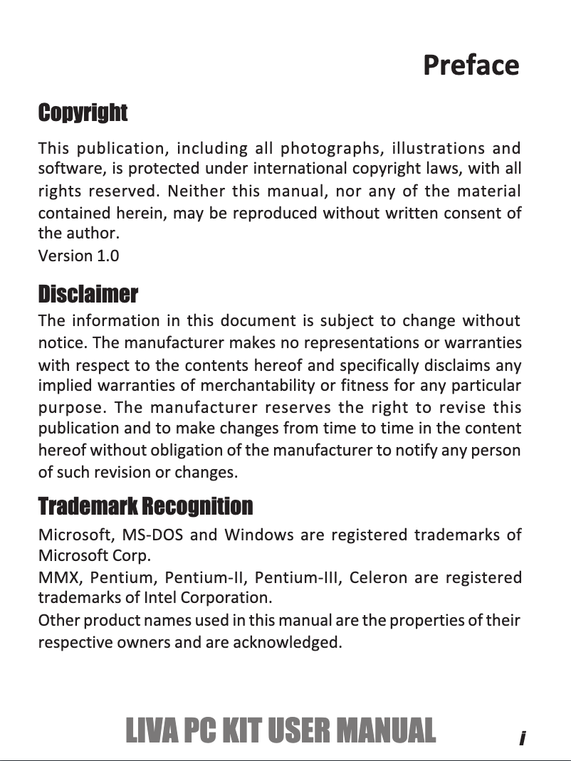 Page 1 de la notice Manuel utilisateur ECS Liva