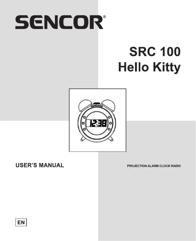 Imagen de la primera página del manual del dispositivo SRC 100 HELLO KITTY