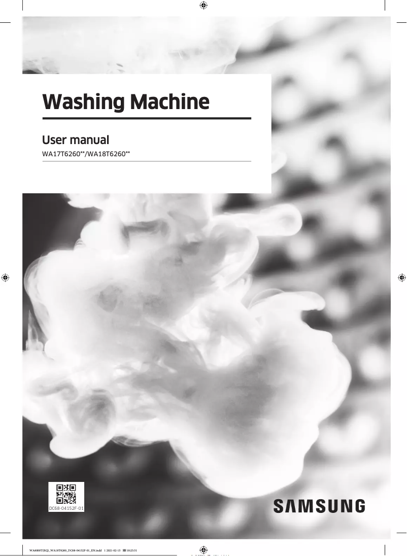 Página 1 del manual Manual de usuario Samsung WA17T6260BY