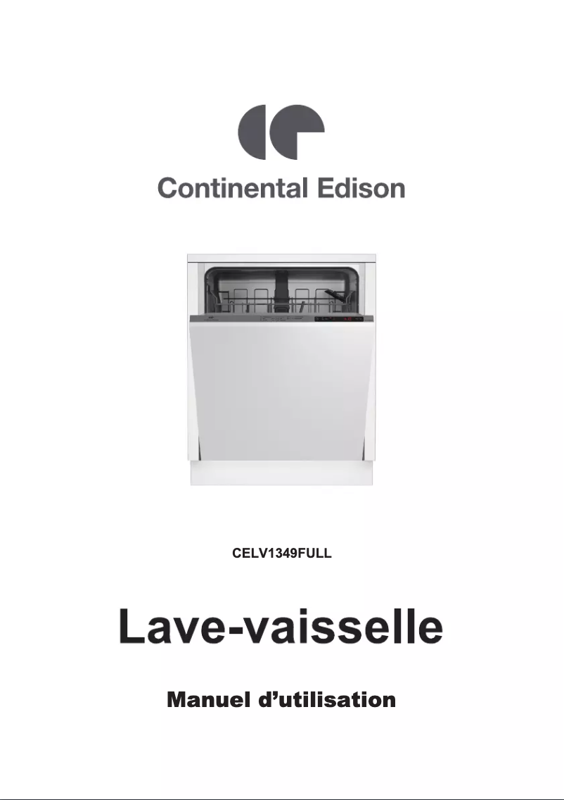 Page 1 de la notice Manuel utilisateur Continental Edison CELV1349FULL