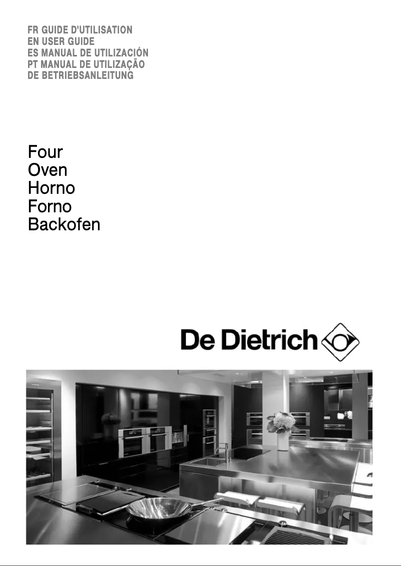 Page 1 de la notice Manuel utilisateur De Dietrich DOS1160