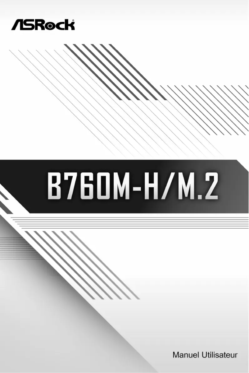 Image de la première page du manuel de l'appareil B760M-H/M.2