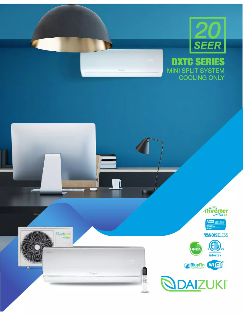 Page 1 de la notice Fiche technique Daizuki DXTC36X426-17