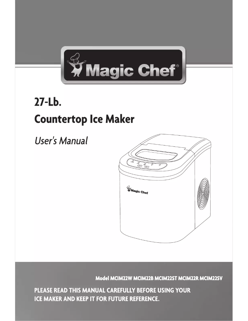 Page n°1 - Manuel utilisateur Magic Chef MCIM22W