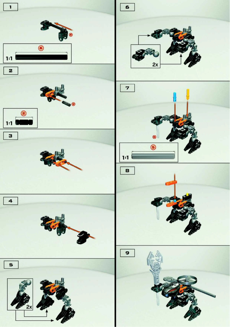 Page n°1 - Manuel utilisateur Lego Rahaga Bomonga
