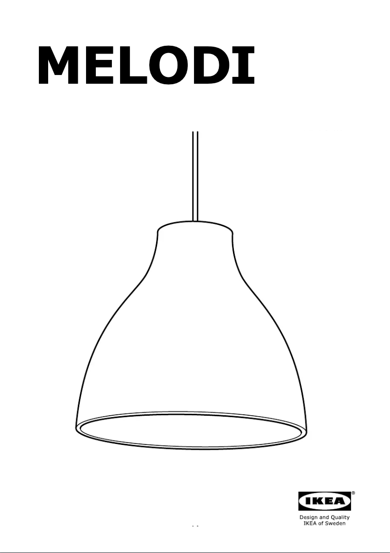 Image de la première page du manuel de l'appareil MELODI