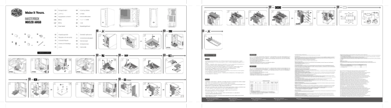 Page n°1 - Manuel utilisateur Cooler Master MasterBox MB520 ARGB
