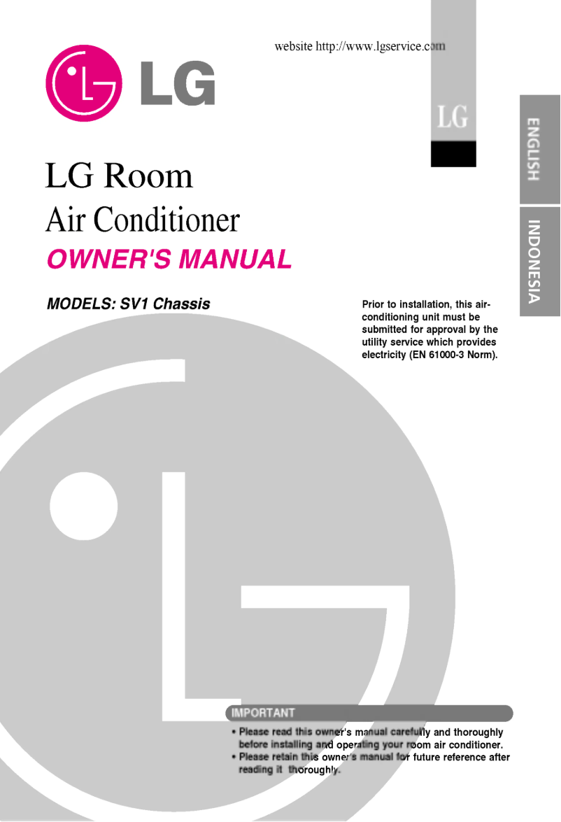 Page n°1 - Manuel utilisateur LG LS-C186VKL2