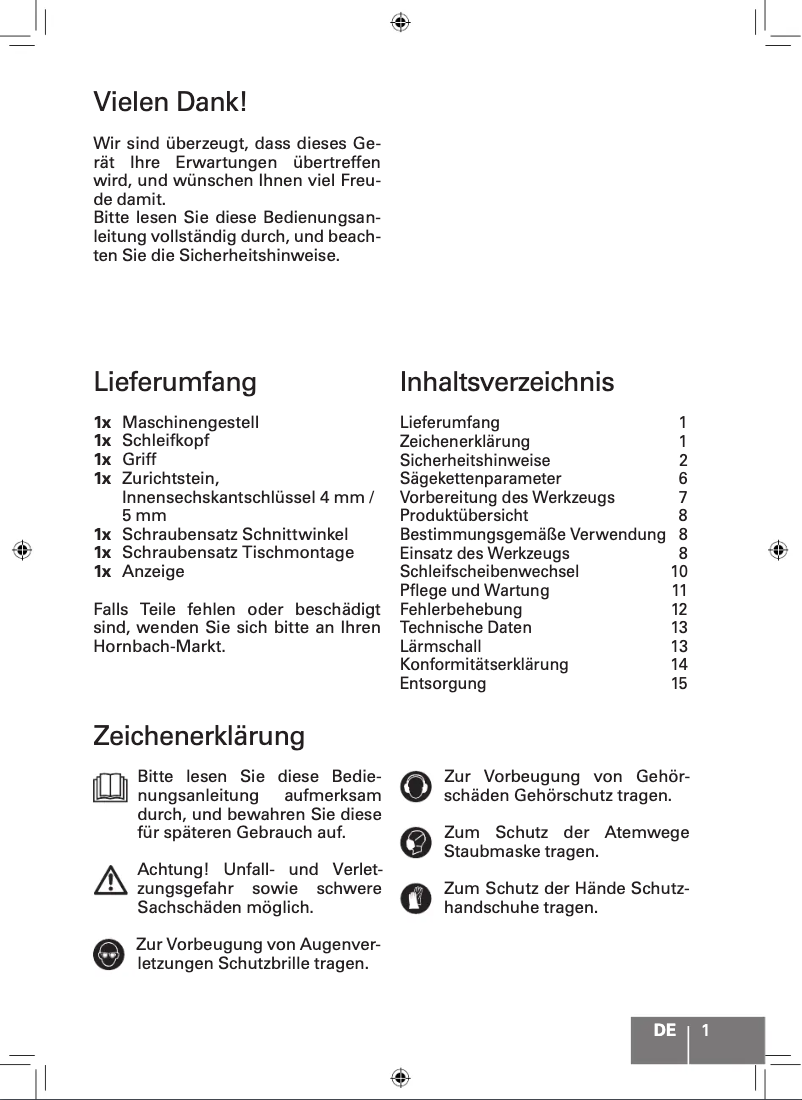 Image de la première page du manuel de l'appareil FQ-SKS 235