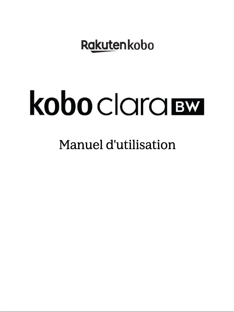 Image de la première page du manuel de l'appareil Clara BW