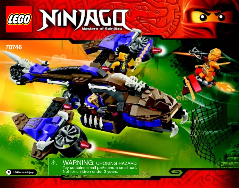 Image de la première page du manuel de l'appareil Ninjago 70746
