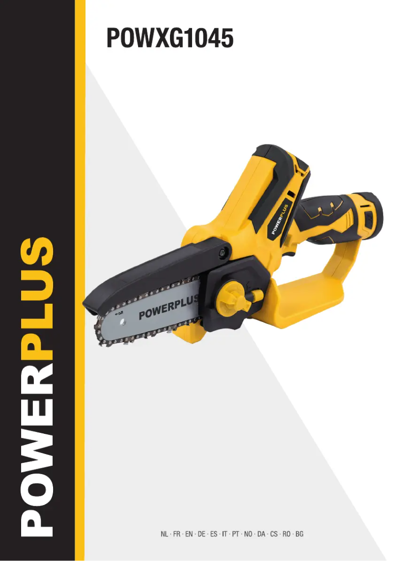 Image de la première page du manuel de l'appareil POWXG1045